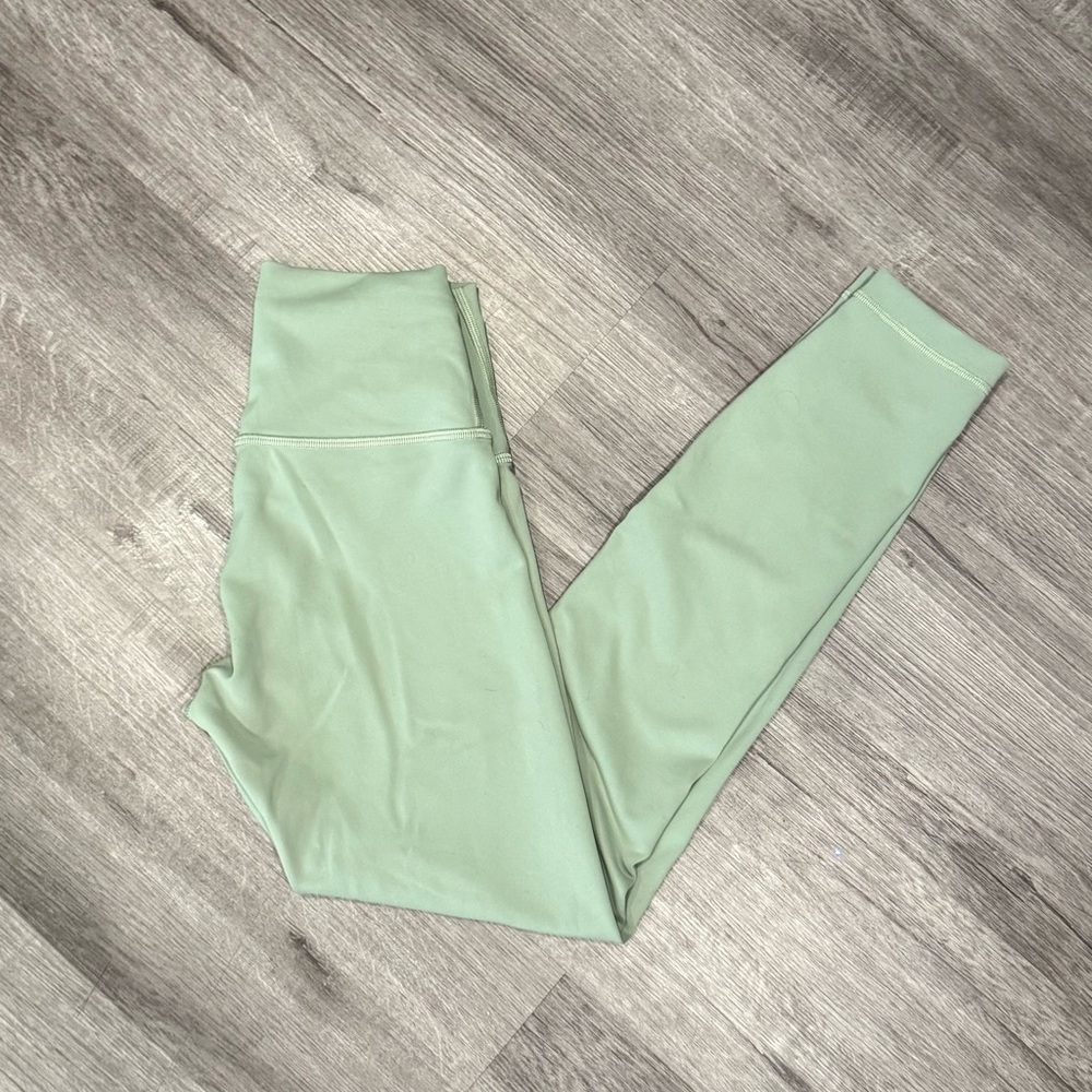 Lululemon Align High Rise Leggings Sage Green Size 4 Yoga Pants - Picture 7 of 8